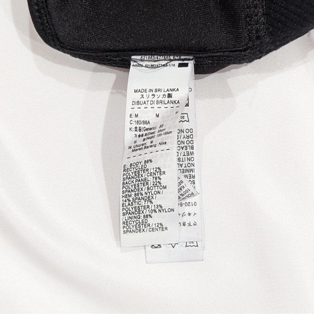 Nike Pro Classic Padded Sports Bra Black Size M - Picture 6 of 6